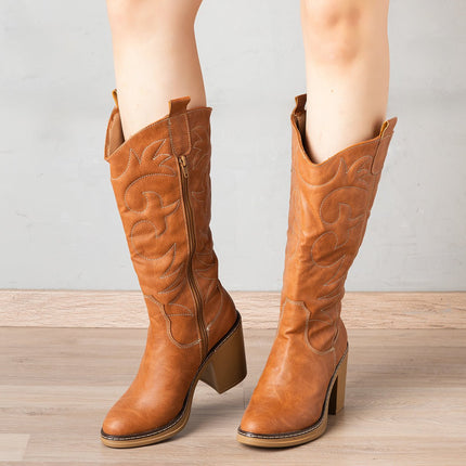 Botas Snaker - Camel - Tienda Nébula