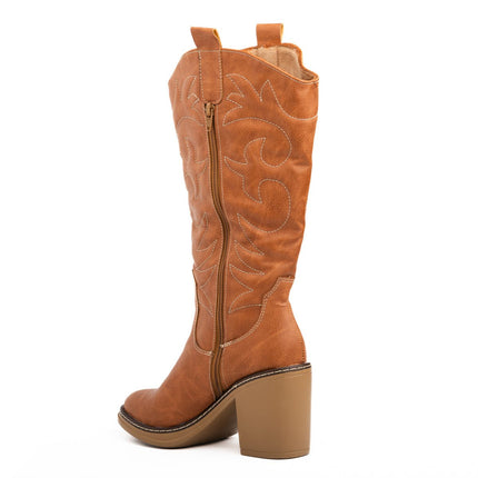 Botas Snaker - Camel - Tienda Nébula