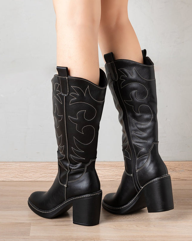 Botas Snaker - Negro - Tienda Nébula