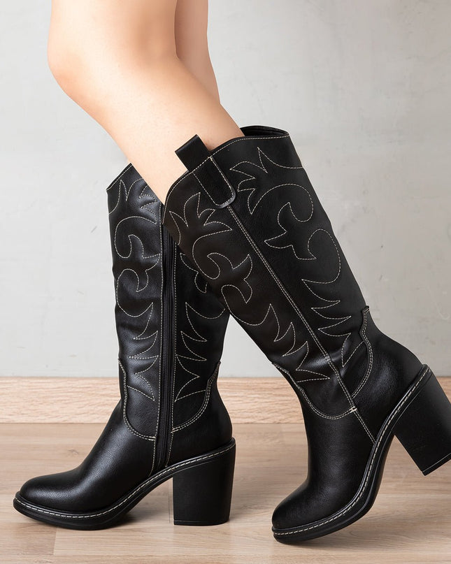 Botas Snaker - Negro - Tienda Nébula