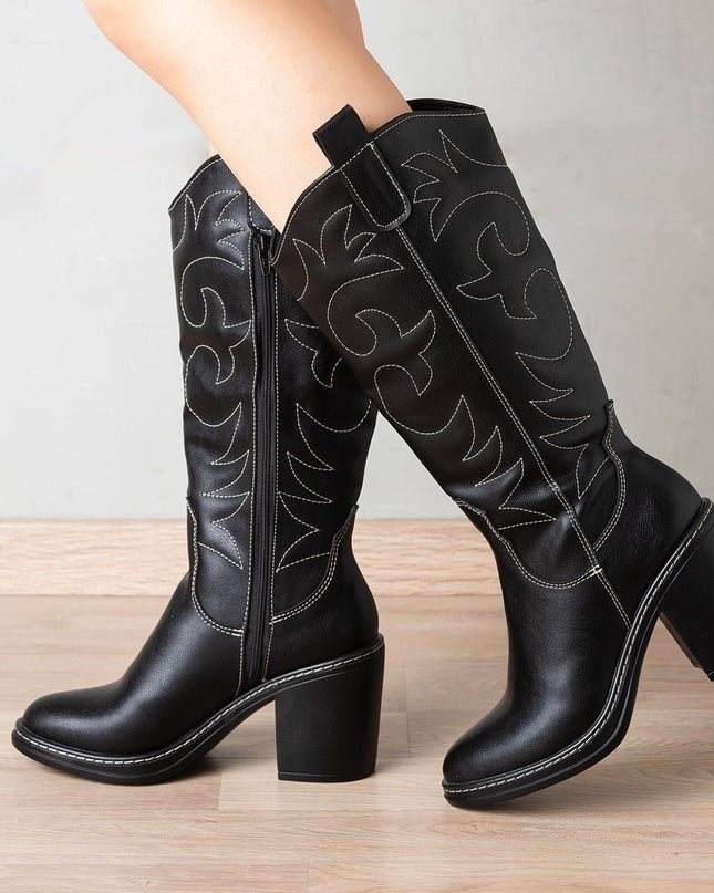 Botas Snaker - Negro - Tienda Nébula