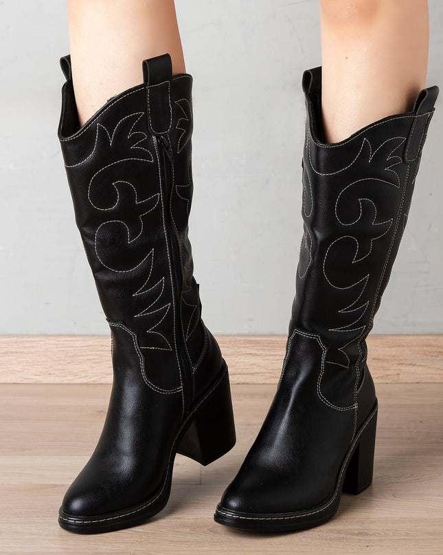 Botas Snaker - Negro - Tienda Nébula