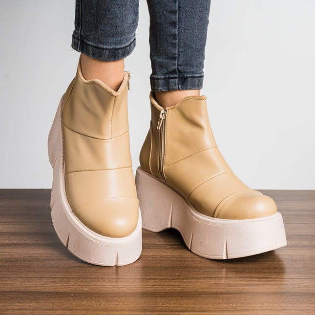 Botas Sophie - Beige - Tienda Nébula