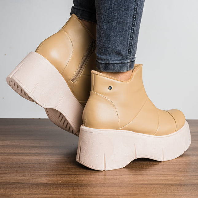 Botas Sophie - Beige - Tienda Nébula