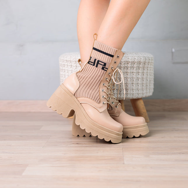 Botas Tamow - Beige - Tienda Nébula
