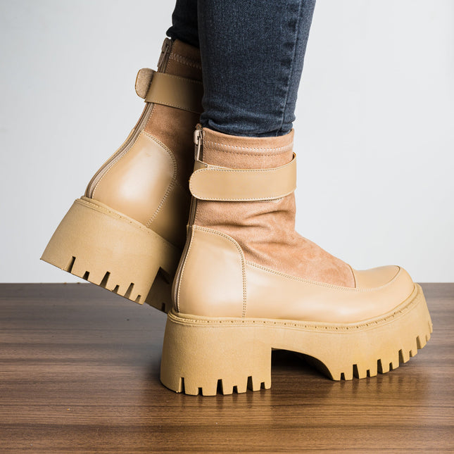 Botas Tasya - Beige - Tienda Nébula