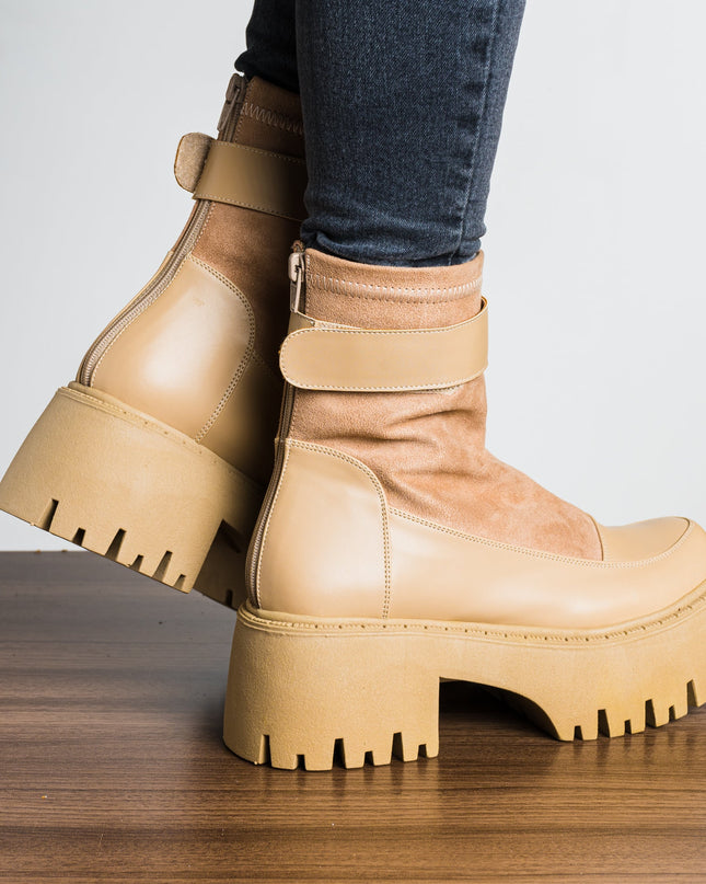 Botas Tasya - Beige - Tienda Nébula