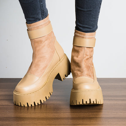 Botas Tasya - Beige - Tienda Nébula