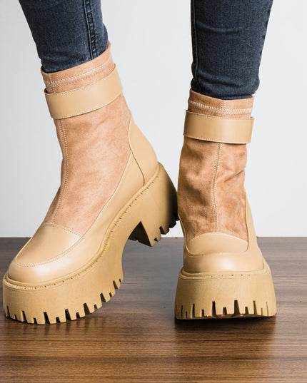 Botas Tasya - Beige - Tienda Nébula