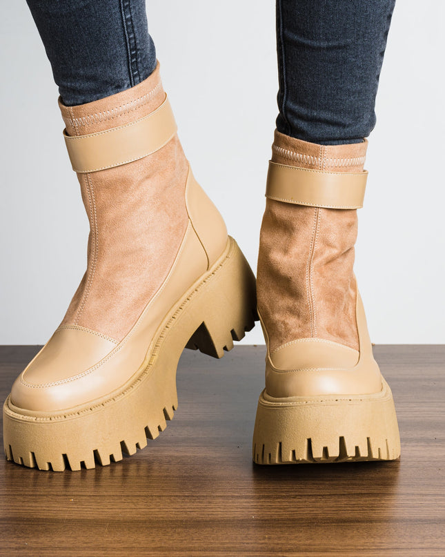 Botas Tasya - Beige - Tienda Nébula