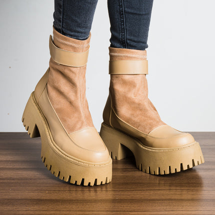 Botas Tasya - Beige - Tienda Nébula