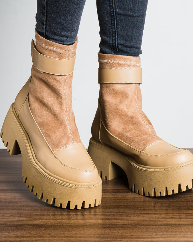 Botas Tasya - Beige - Tienda Nébula
