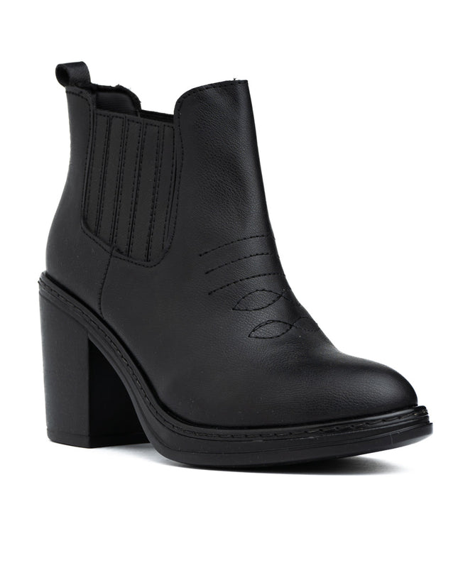 Botas Texana 2.0 - Negro Cuero - Tienda Nébula