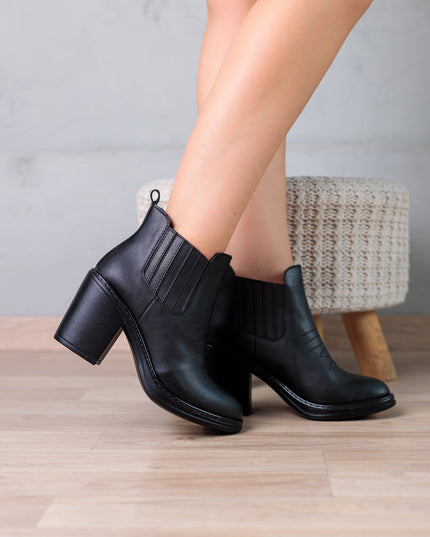Botas Texana 2.0 - Negro Cuero - Tienda Nébula