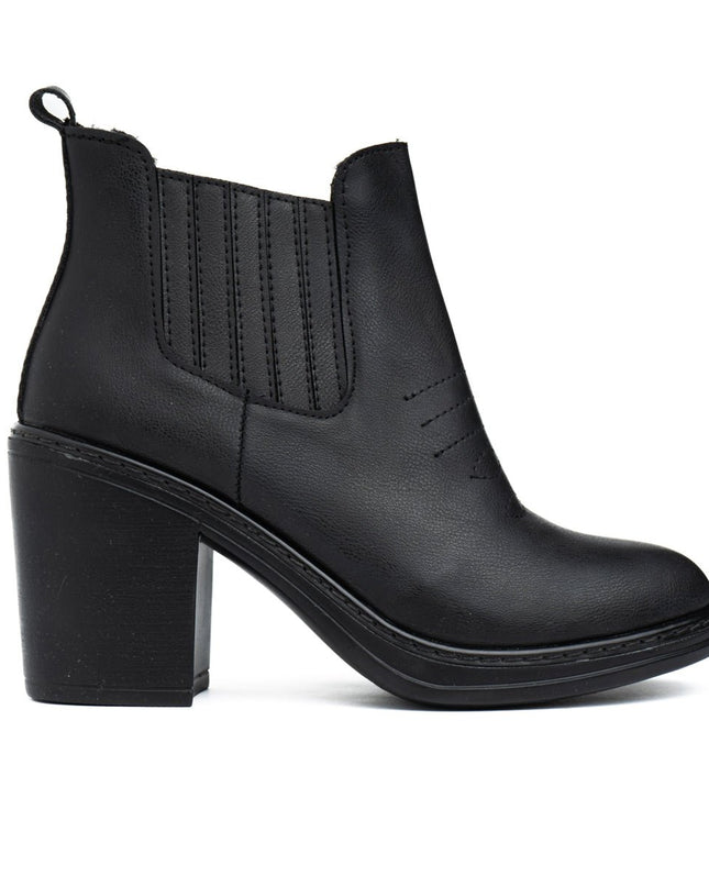 Botas Texana 2.0 - Negro Cuero - Tienda Nébula