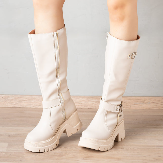 Botas Thornex - Nude - Tienda Nébula
