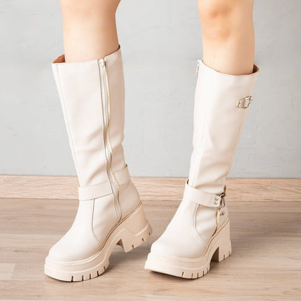 Botas Thornex - Nude - Tienda Nébula