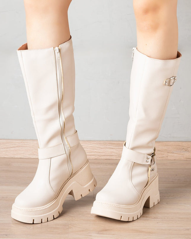 Botas Thornex - Nude - Tienda Nébula