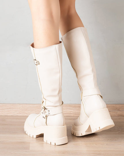 Botas Thornex - Nude - Tienda Nébula