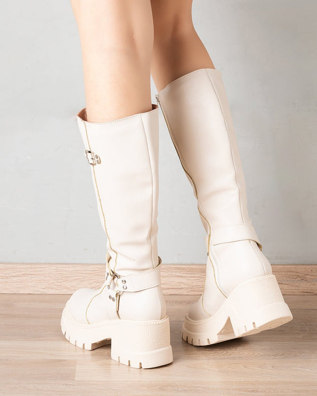 Botas Thornex - Nude - Tienda Nébula