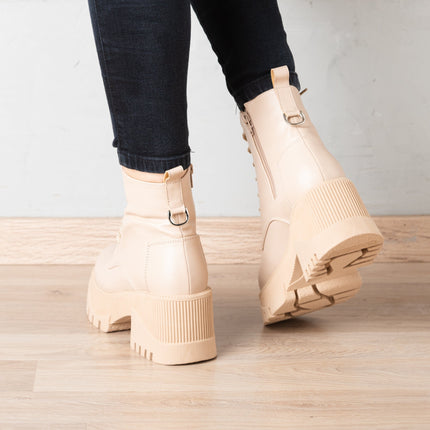 Botas Tryxi - Beige - Tienda Nébula