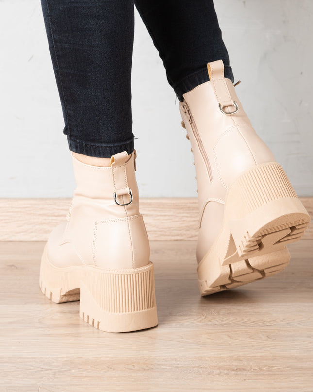 Botas Tryxi - Beige - Tienda Nébula