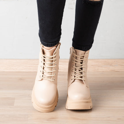 Botas Tryxi - Beige - Tienda Nébula