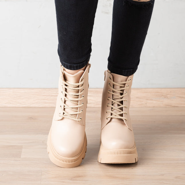 Botas Tryxi - Beige - Tienda Nébula