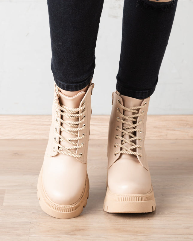 Botas Tryxi - Beige - Tienda Nébula