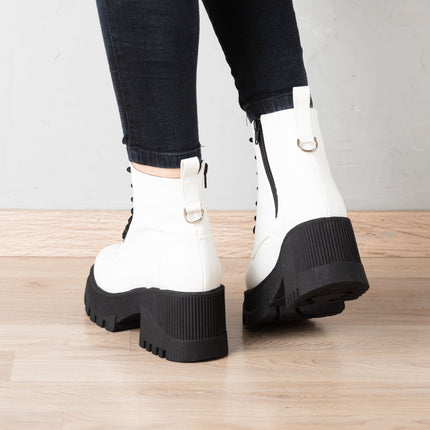 Botas Tryxi - Blanco - Tienda Nébula