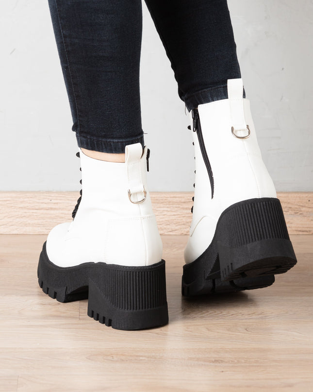 Botas Tryxi - Blanco - Tienda Nébula