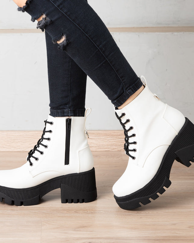 Botas Tryxi - Blanco - Tienda Nébula