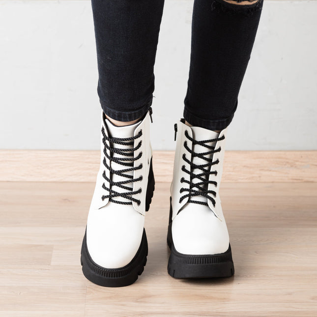Botas Tryxi - Blanco - Tienda Nébula