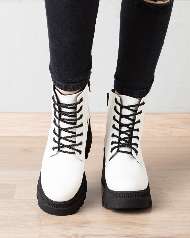 Botas Tryxi - Blanco - Tienda Nébula