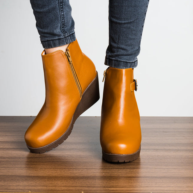 Botin Amneris - Camel - Tienda Nébula