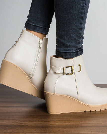 Botin Amneris - Nude - Tienda Nébula