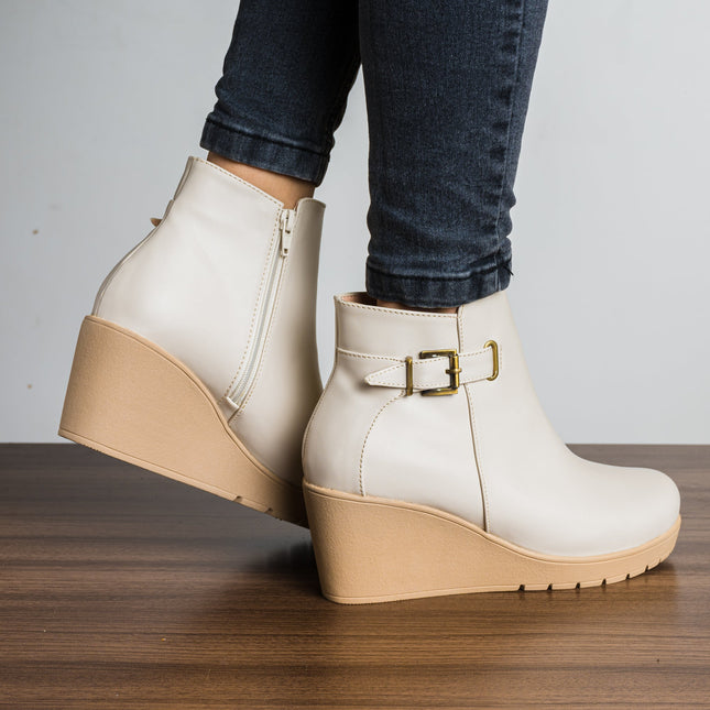 Botin Amneris - Nude - Tienda Nébula