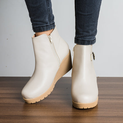 Botin Amneris - Nude - Tienda Nébula