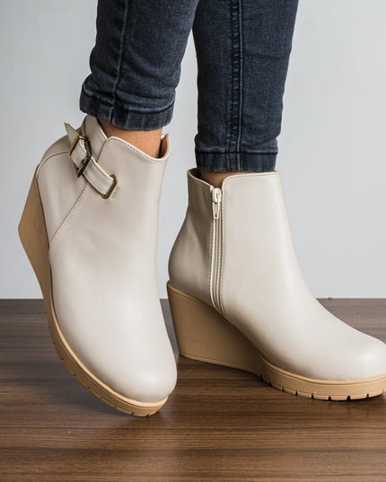 Botin Amneris - Nude - Tienda Nébula