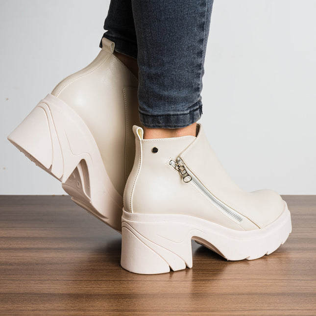 Botin Anahis - Nude - Tienda Nébula