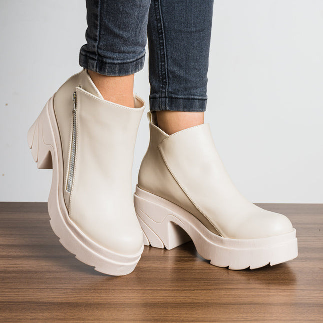 Botin Anahis - Nude - Tienda Nébula