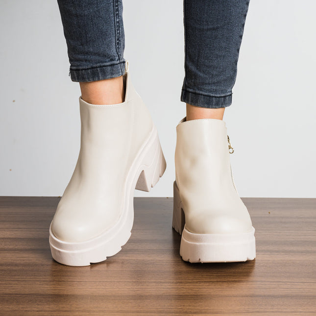 Botin Anahis - Nude - Tienda Nébula