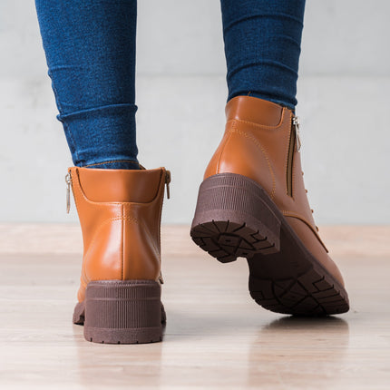 Botin Bastet - Camel - Tienda Nébula