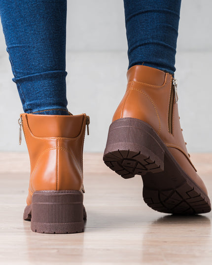 Botin Bastet - Camel - Tienda Nébula