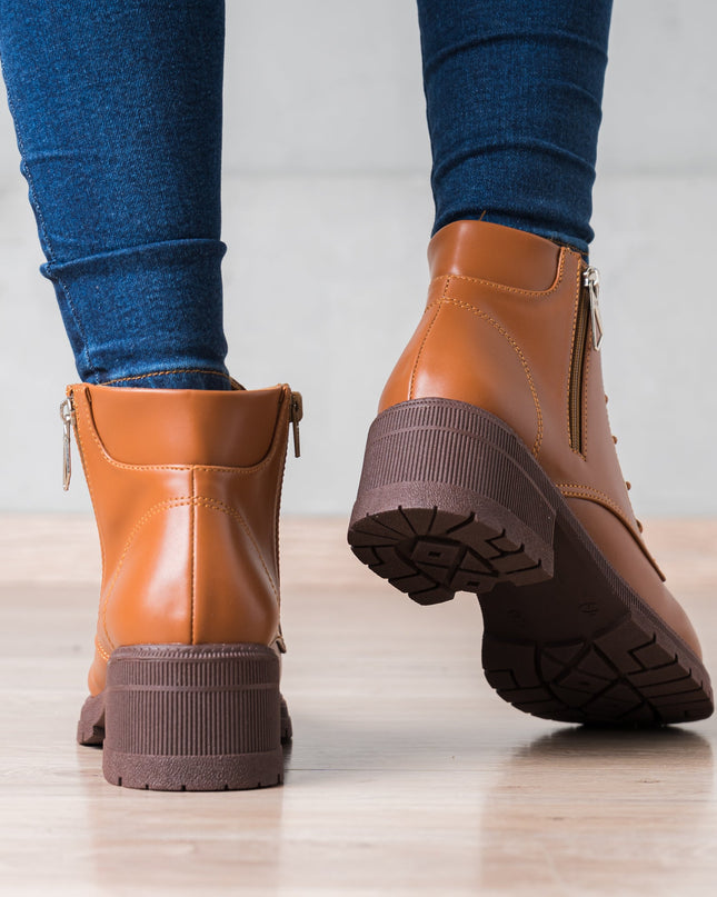 Botin Bastet - Camel - Tienda Nébula