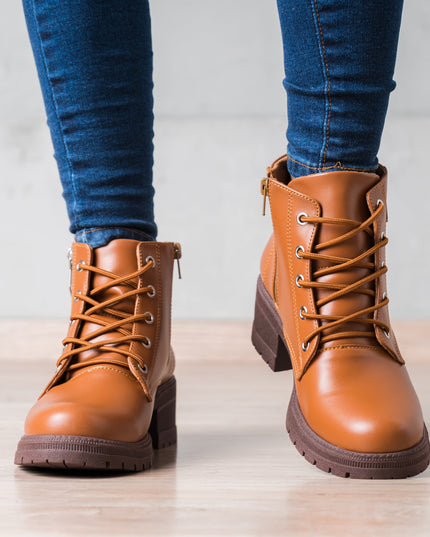 Botin Bastet - Camel - Tienda Nébula