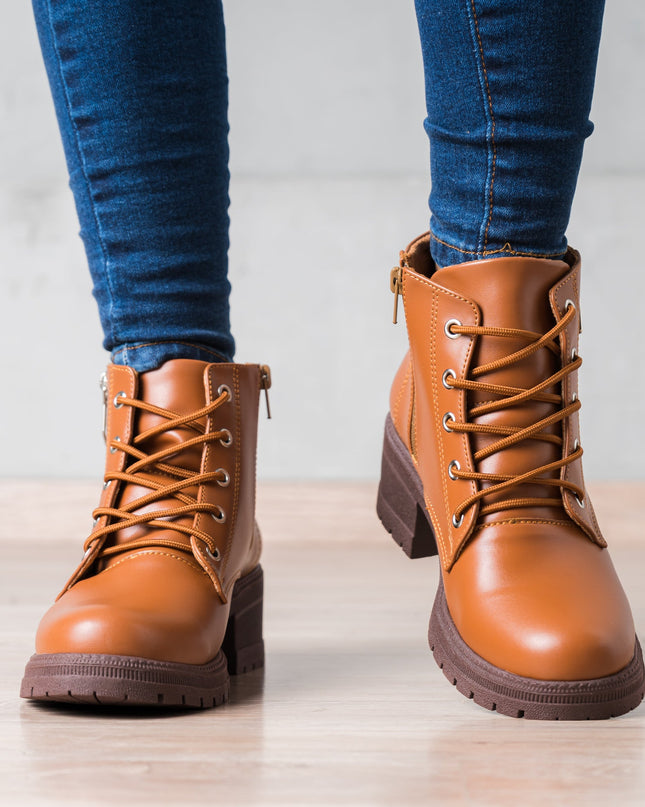 Botin Bastet - Camel - Tienda Nébula