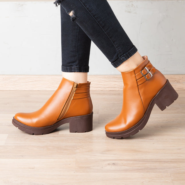 Botin Furry - Camel - Tienda Nébula