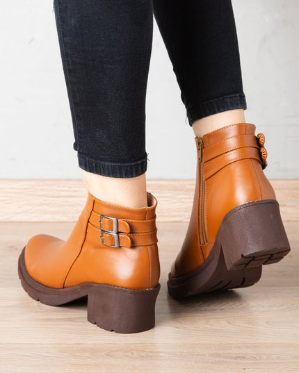 Botin Furry - Camel - Tienda Nébula