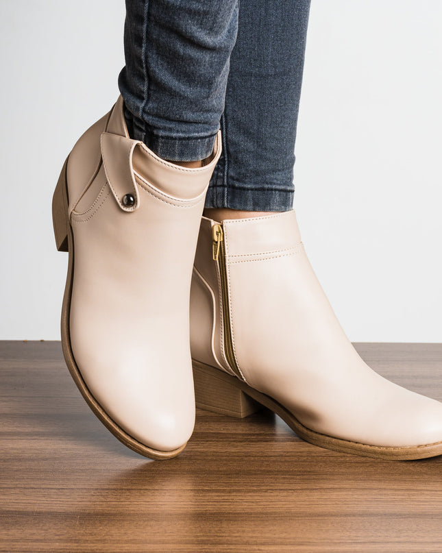 Botin Garzonet - Nude - Tienda Nébula
